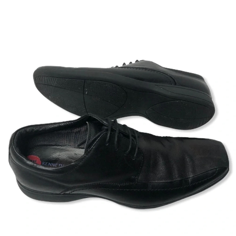 Kenneth Cole Reaction Men Black Oxford shoes 10m